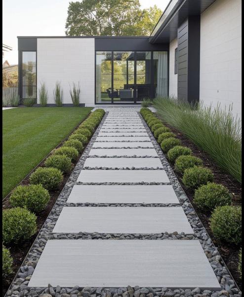 Flisebelægning af carport, indkørsel og entre