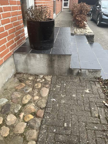Renovering af udendørs trappe