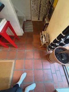 Nyt gulv i køkken og alrum