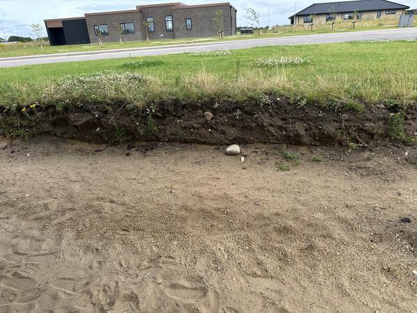 Opsætning af støttemur