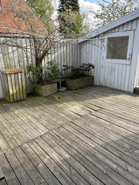 Etablering af træterrasse