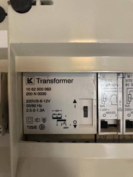Udskiftning af svagstrømstransformer i eltavle