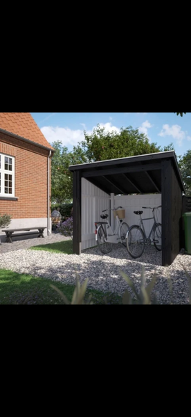 Opførelse af cykelskur