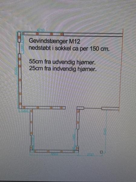 Fundament, kloak og faskine til tilbygning