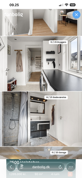 Microcement på gulve i entre og badeværelse