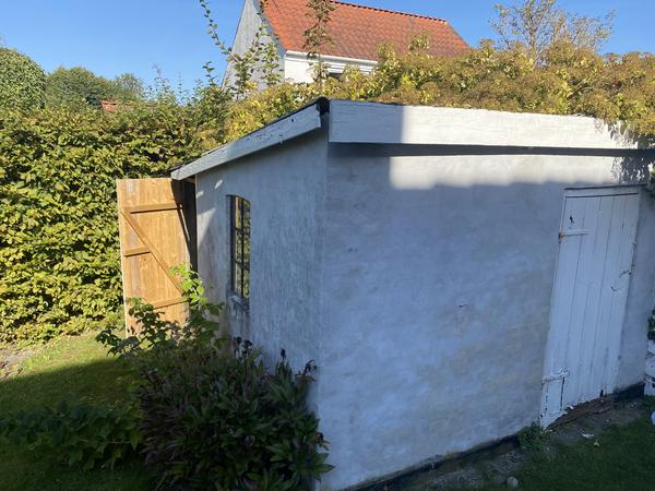 Etablering af anneks fra eksisterende skur