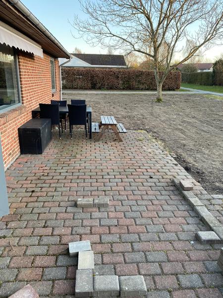 Etablering af træterrasse