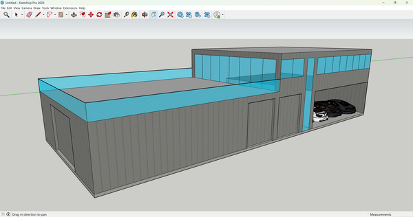 Opførsel og projektering til værkstedsbygning