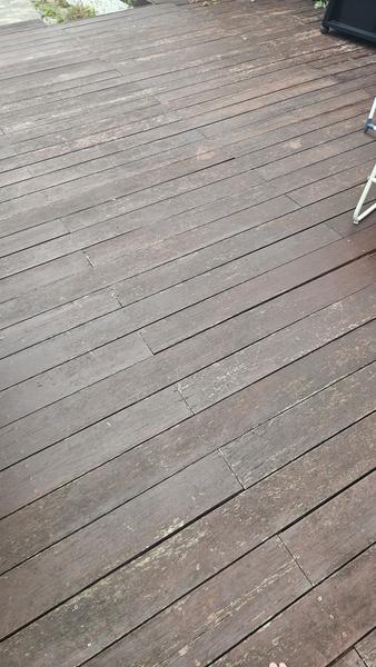 Slibning og oliering af træterrasse