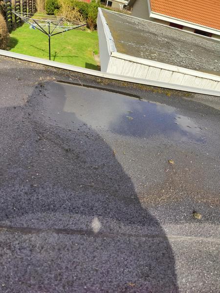 Nyt tag, stern og loftplader i garage
