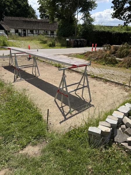 Udvidelse af parkeringsplads med SF sten