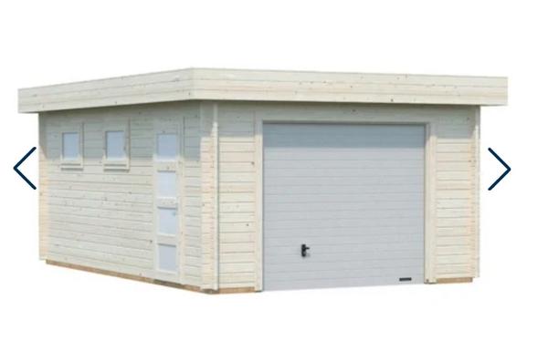 Bygging af garage med isoleret skur