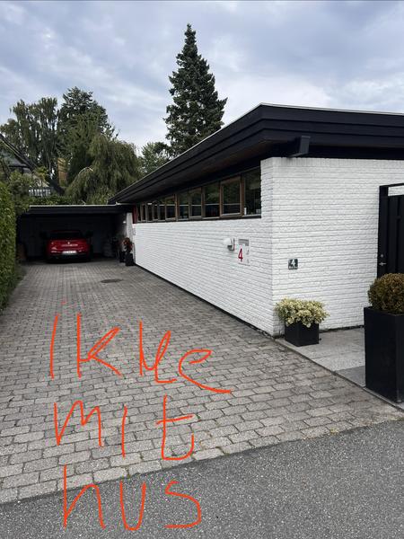 Maling af facader, carport og mur med Skalflex