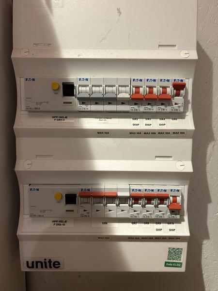 Isætning af 5 ledninger og RCD test