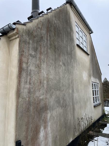 Reparation og maling af pudset facade