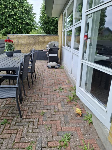 Støbning af betonterrasse