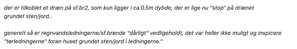 Rensning af regnvandsledninger og dræn