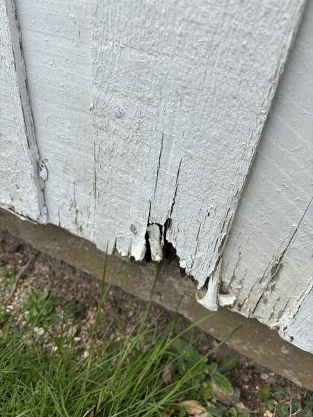 Udskiftning af brædder på skure