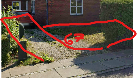 Etablering af indkørsel med fliser