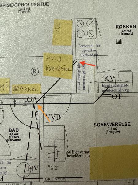 Propping af ubrugt afløb med rottestopprop