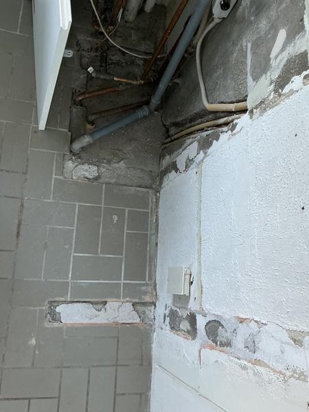Mikrocement gulv i bryggers