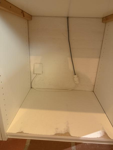 Installation af strøm til vaskemaskine og tumbler