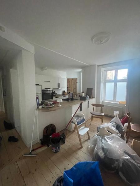 Renovering af køkken, spisestue, stue og gang