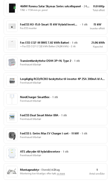 Installation af solcelleanlæg