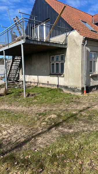 Sandblæsning af hus