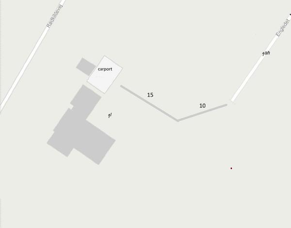 Etablering af indkørsel med ærtesten