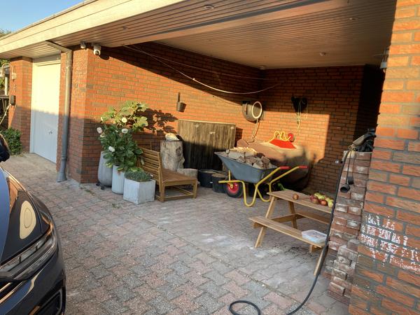 Etablering af kloak til vaskemaskine