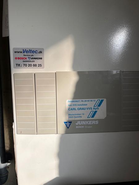 Udskiftning af gasfyr og varmtvandsbeholder