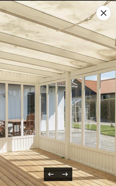 Nedrivning og genopbygning af udestue