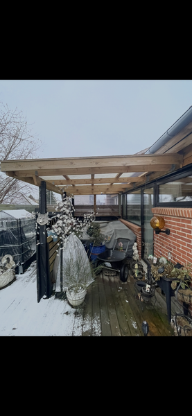 Bygning af overdækket terrasse