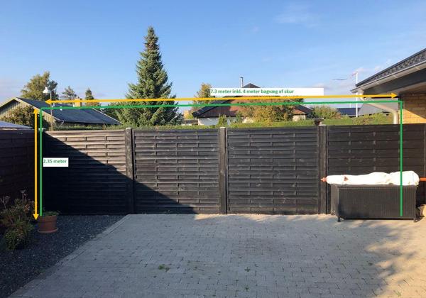 Lægning af træterrasse m.m.