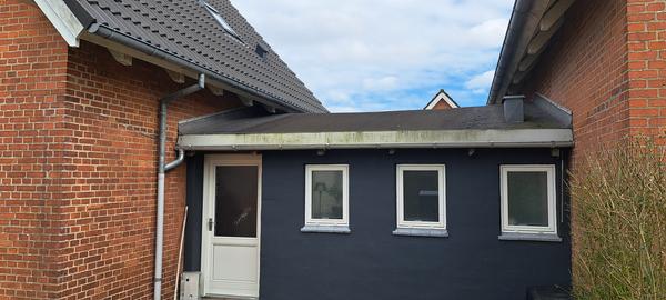 Trækonstruktion til overdækning