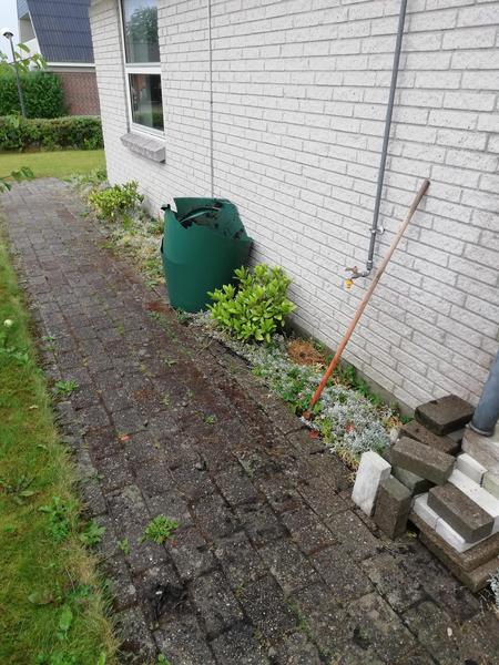 Etablering af nedløb fra tagrende til kloak