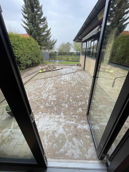 Etablering af træterrasse