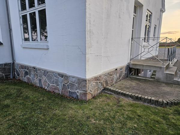 Undersøgelse og udbedring af sætningsskader