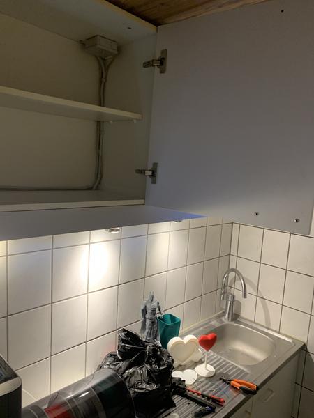Elledning til opvaskemaskine og tavlevurdering