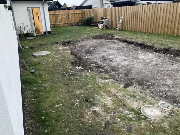 Etablering af træterrasse