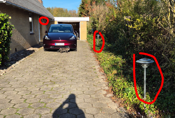 Udskiftning af lyspullerter i indkørsel