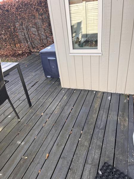 Udskiftning af brædder på træterrasse