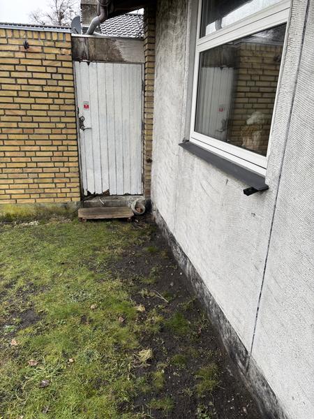 Støbning af fundament og gulv til tilbygning