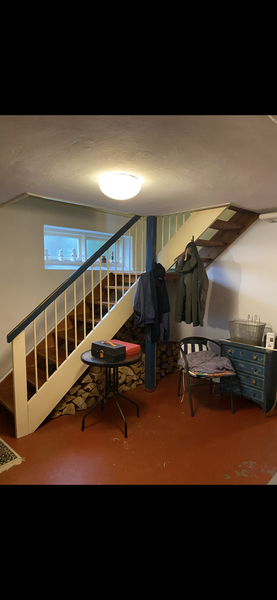 Nyt terrændæk med isolering og klinker