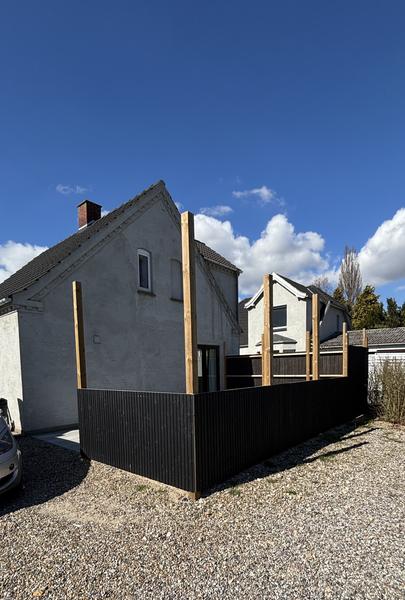 Arkitekt tegninger til tilbygning