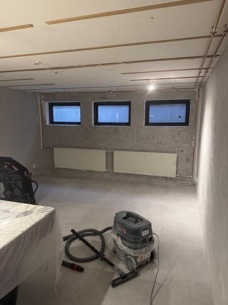 Renovering af kældervægge