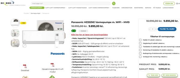 Skift af varmepumpe og eltavle