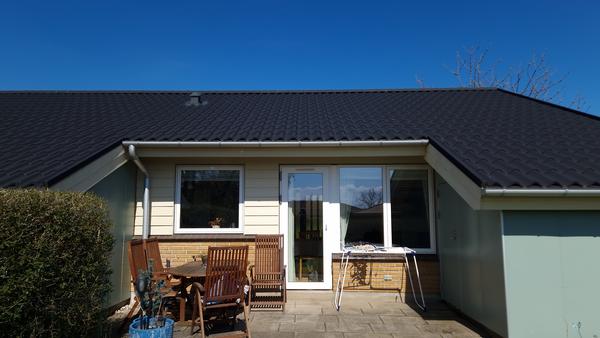 Opførsel af overdækket terrasse