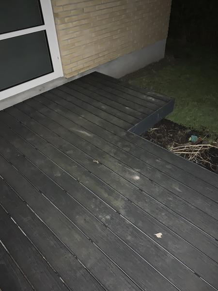 Etablering af træterrasse